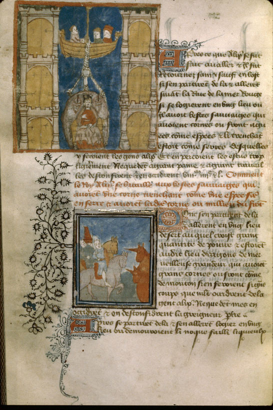 Roman d'Alexandre - Descente d'Alexandre au fond des mers_1