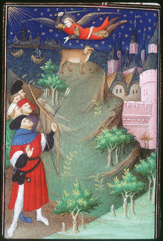 Bréviaire à l'usage de Paris - Apparition de saint Michel sur le mont Gargano_1