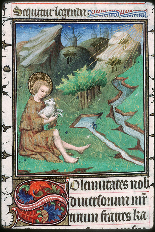 Bréviaire à l'usage de Paris - Saint Jean-Baptiste au désert