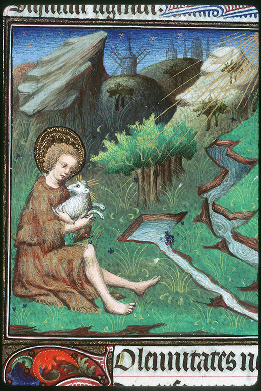 Bréviaire à l'usage de Paris - Saint Jean-Baptiste au désert_1