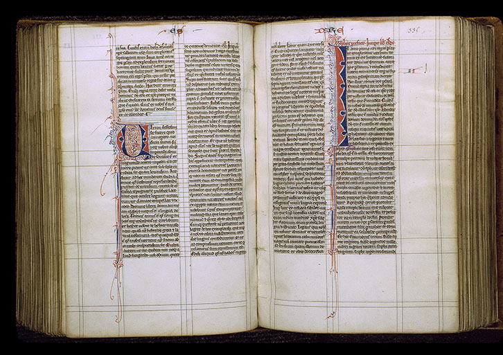 Bible - Initiales filigranées