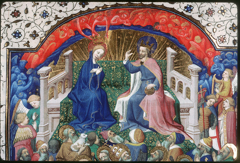 Bréviaire à l'usage de Paris - Paradis céleste et couronnement de la Vierge_1