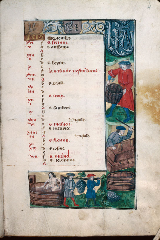Heures à l'usage d'Amiens - Vendange_2
