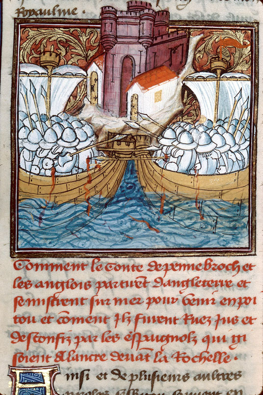 Chroniques - Bataille navale devant la Rochelle en 1372