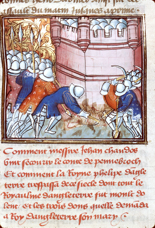 Chroniques - Siège de Puirenon, en Poitou