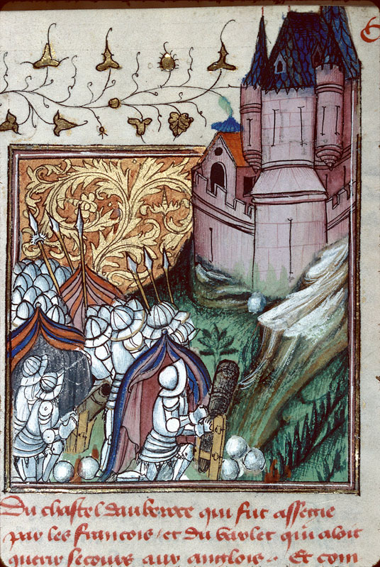 Chroniques - Siège du château d'Auberoche, en Gascogne, par les Français
