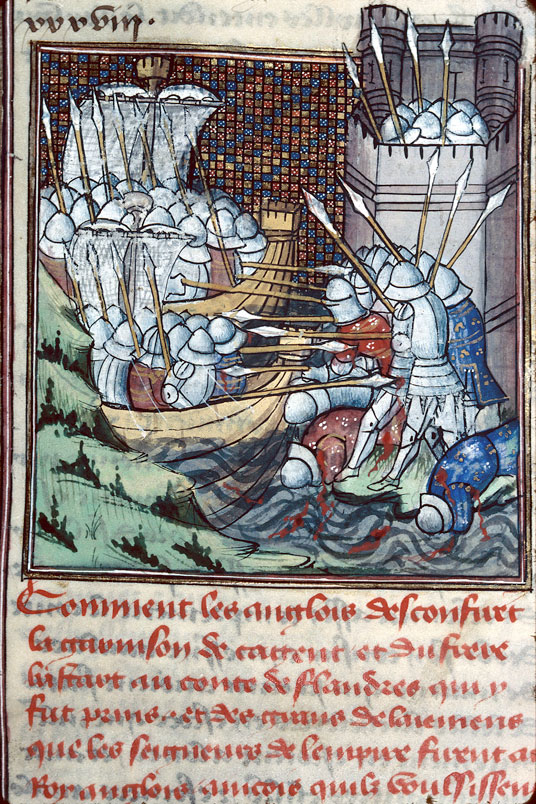 Chroniques - Prise de la garnison de Cadsand, en Flandre, par les Anglais