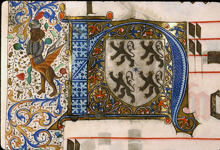 Graduel à l'usage de la cathédrale du Mans - Hybride anthropomorphe