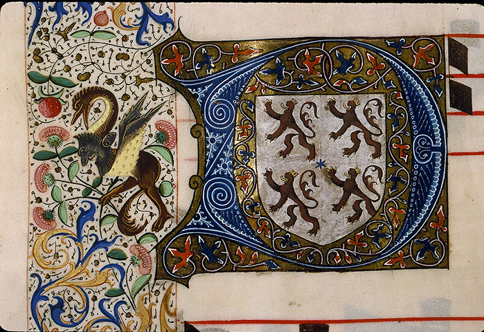 Graduel à l'usage de la cathédrale du Mans - Hybride zoomorphe