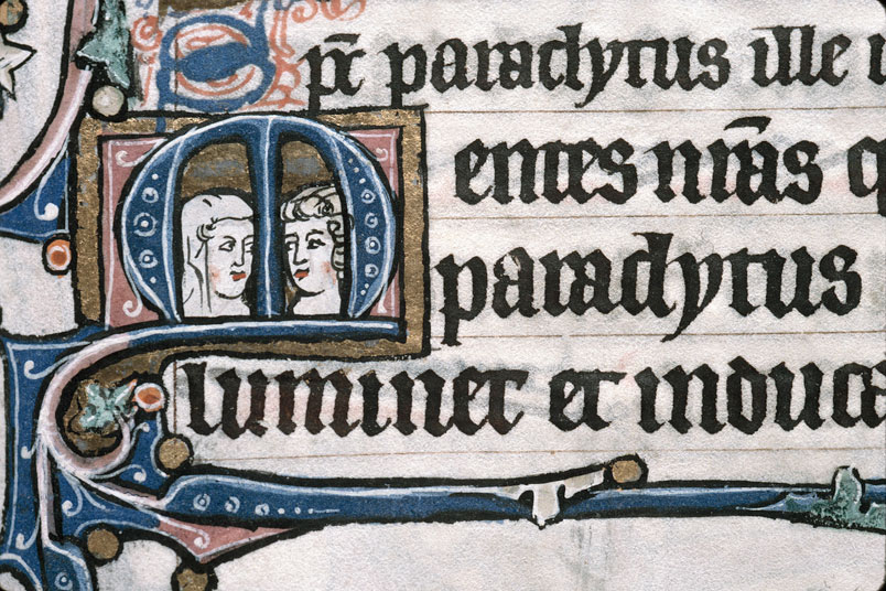Heures à l'usage de Thérouanne - Têtes d'homme et de femme