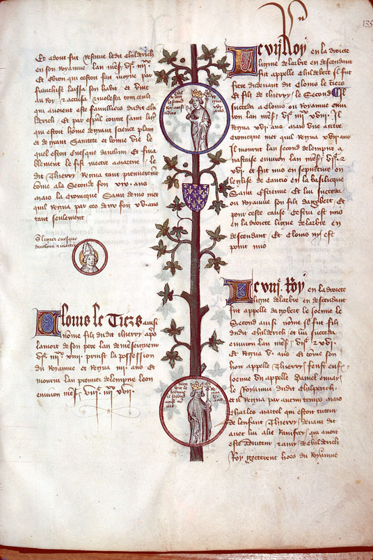 Généalogie des rois de France - Childebert III;Dagobert III;Saint Léger