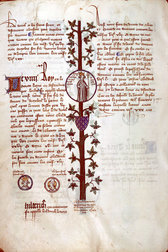 Généalogie des rois de France - Childéric III;Saint Bonet;Thierry IV