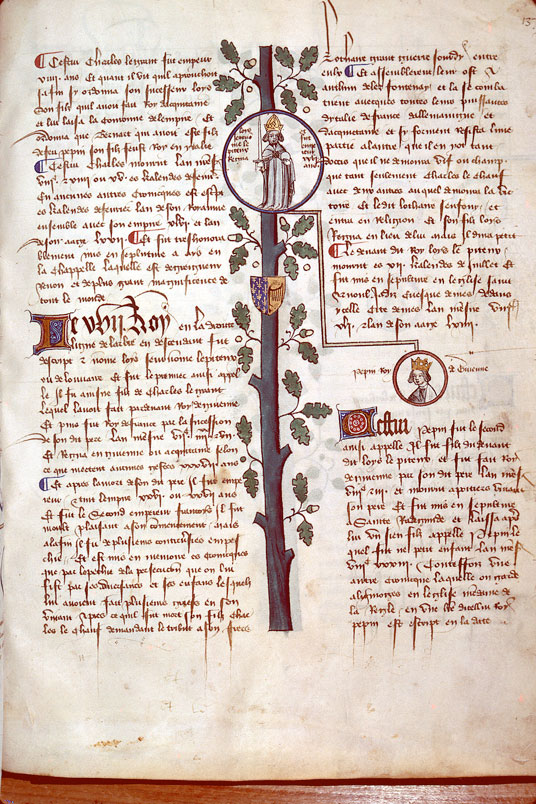 Généalogie des rois de France - Louis le Pieux;Pépin Ier d'Aquitaine