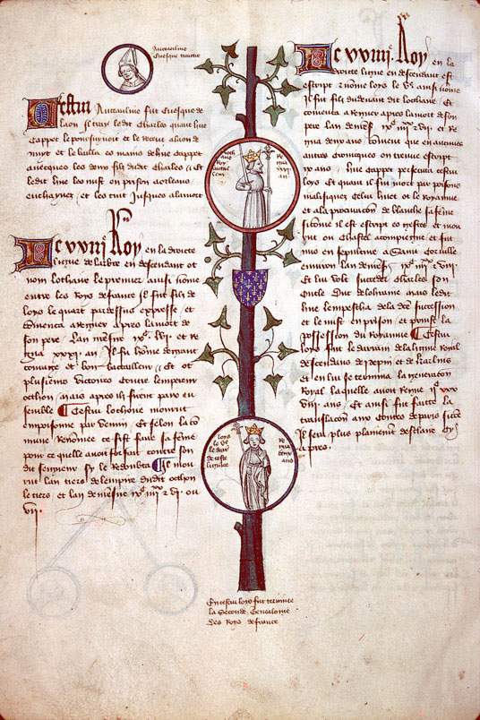 Généalogie des rois de France - Adalbéron de Laon;Lothaire;Louis V le Fainéant