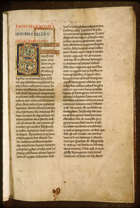 Bible - Initiale ornée_1