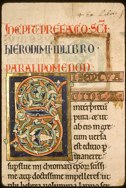 Bible - Initiale ornée