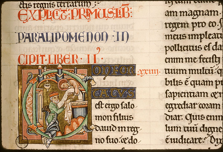 Bible - Salomon sacrifiant dans le Temple_1