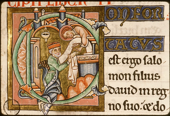 Bible - Salomon sacrifiant dans le Temple