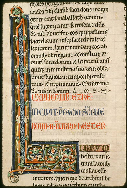Bible - Initiale ornée
