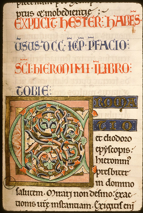Bible - Initiale ornée