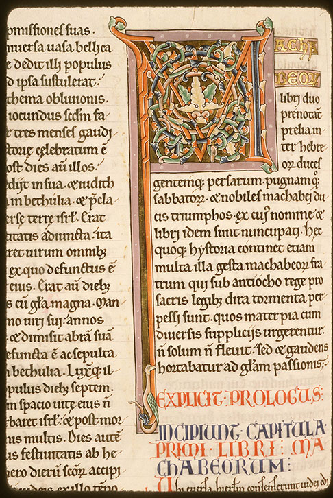 Bible - Initiale ornée