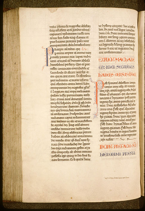 Bible - Initiales filigranées