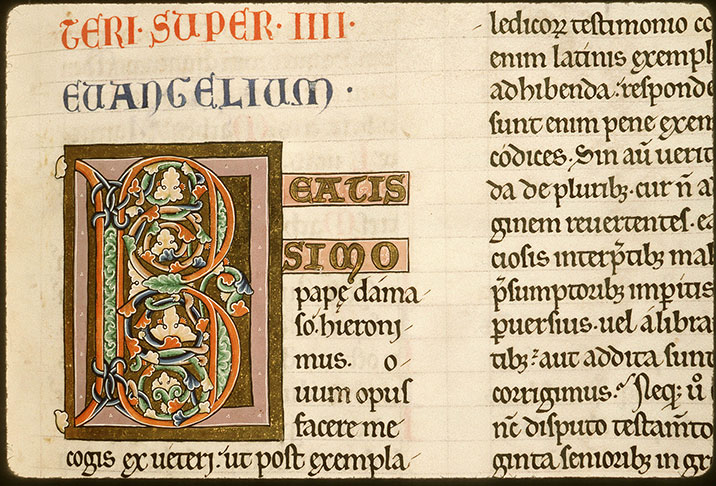 Bible - Initiale ornée
