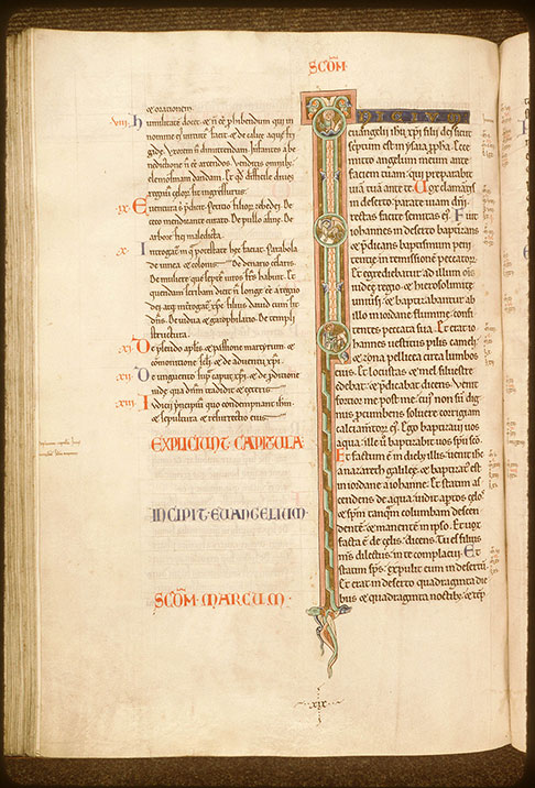 Bible - Christ en majesté, Lion de saint Marc, saint Marc_2