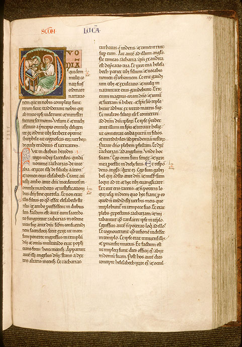 Bible - Saint Luc écrivant et son symbole_2