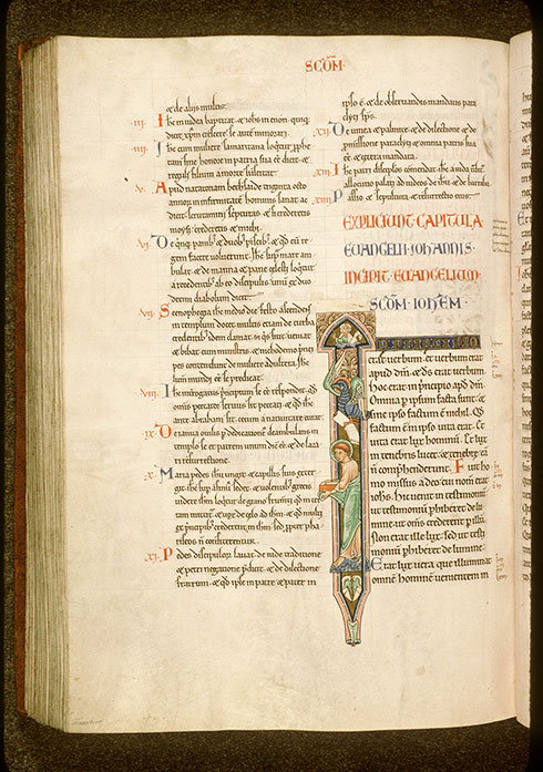 Bible - Christ en majesté, Aigle de saint Jean, saint Jean_1