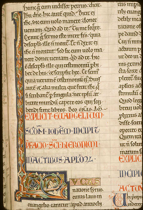 Bible - Initiale ornée