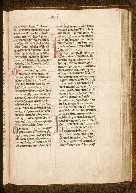Bible - Initiales filigranées
