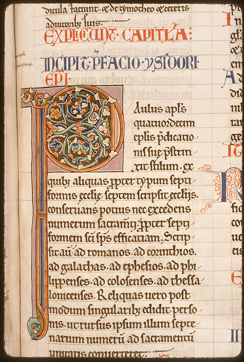 Bible - Initiale ornée