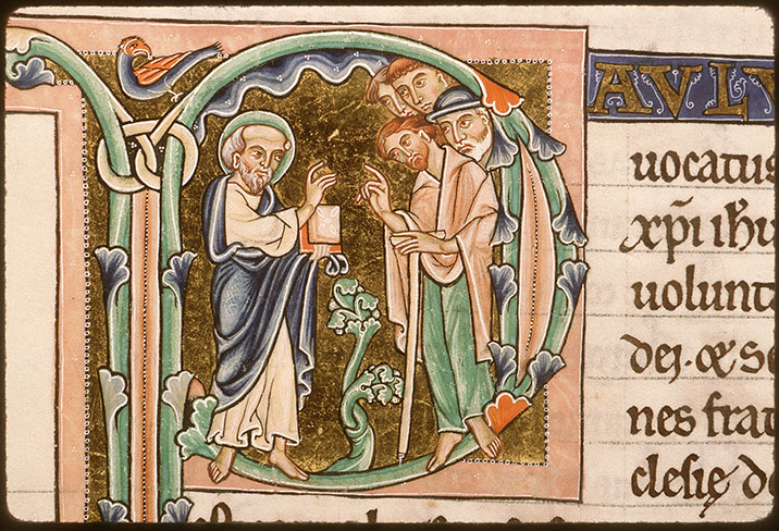 Bible - Saint Paul s'adressant à une foule