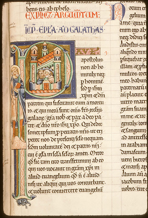 Bible - Saint Paul s'adressant aux Galates_1