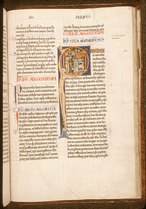 Bible - Homme nu tenant la panse de la lettre_1