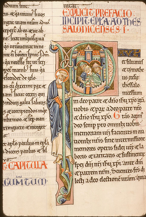 Bible - Saint Paul s'adressant aux Thessaloniciens