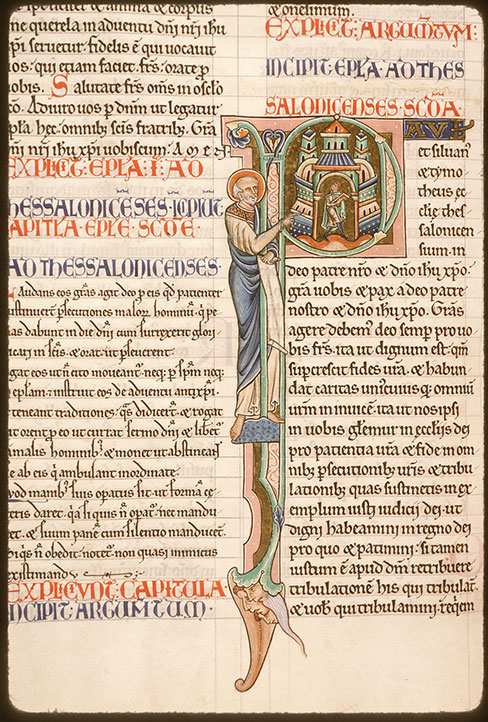 Bible - Saint Paul envoyant une lettre