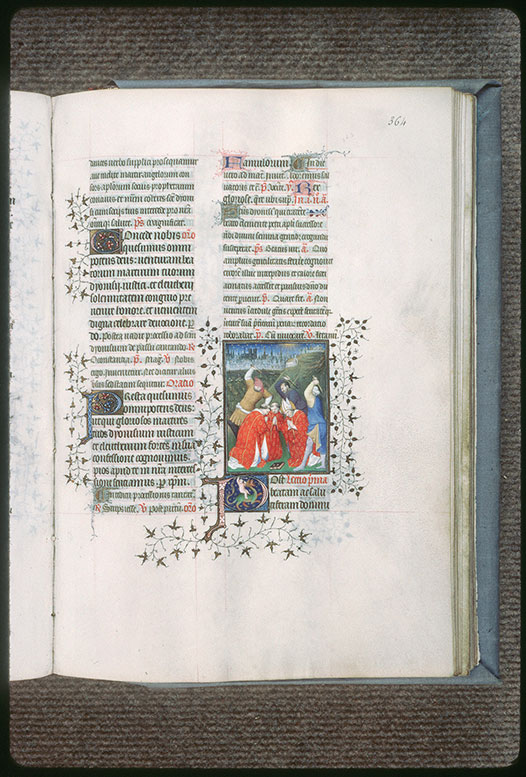 Bréviaire à l'usage de Paris - Homme nu chevauchant un hybride zoomorphe_1