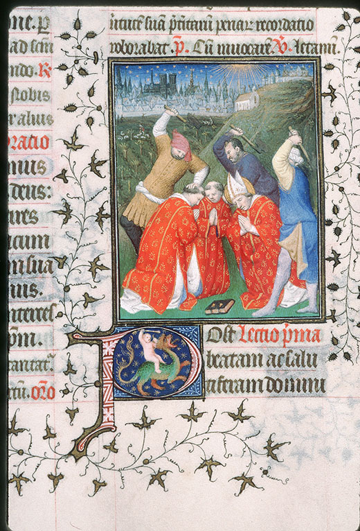 Bréviaire à l'usage de Paris - Décollation de saint Denis, de saint Rustique et de saint Eleuthère