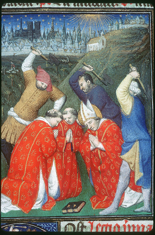 Bréviaire à l'usage de Paris - Décollation de saint Denis, de saint Rustique et de saint Eleuthère_1