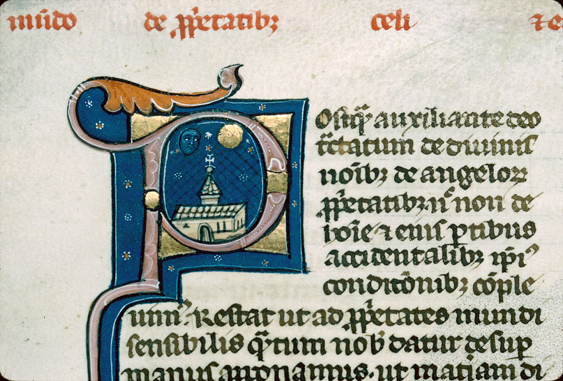 Proprietatibus rerum (De) - Soleil, lune et église