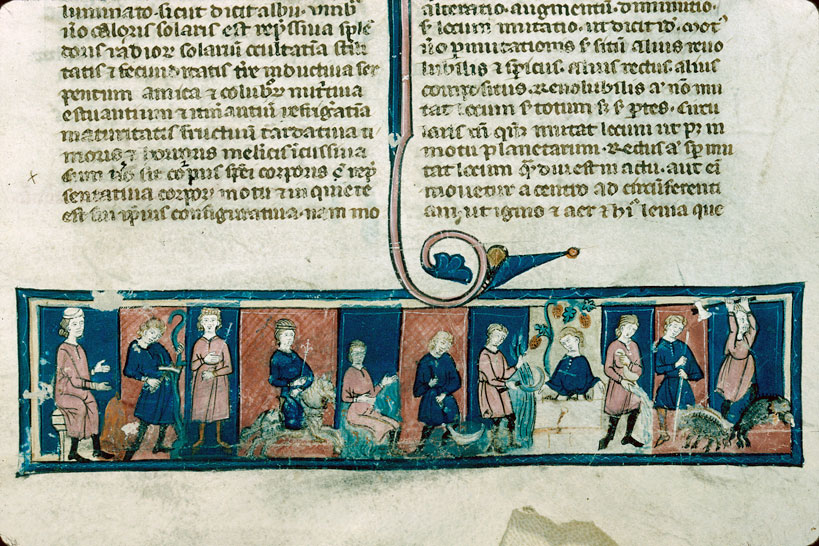 Proprietatibus rerum (De) - Jeune noble chevauchant_1