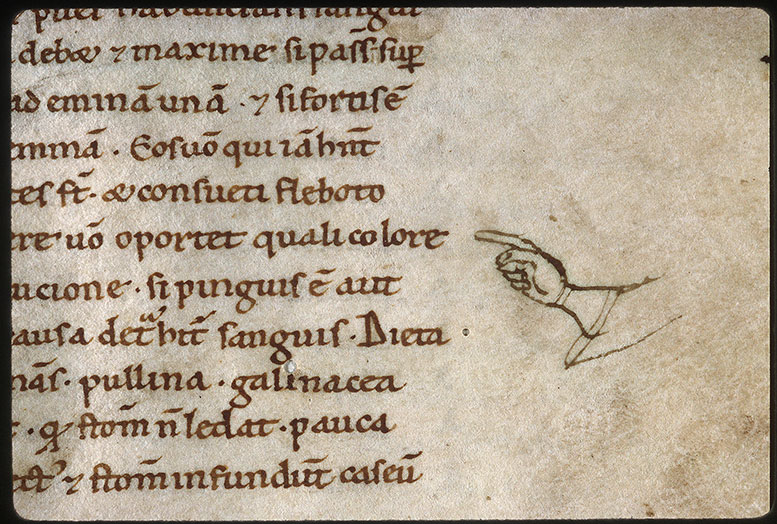 Opuscula - Manicule
