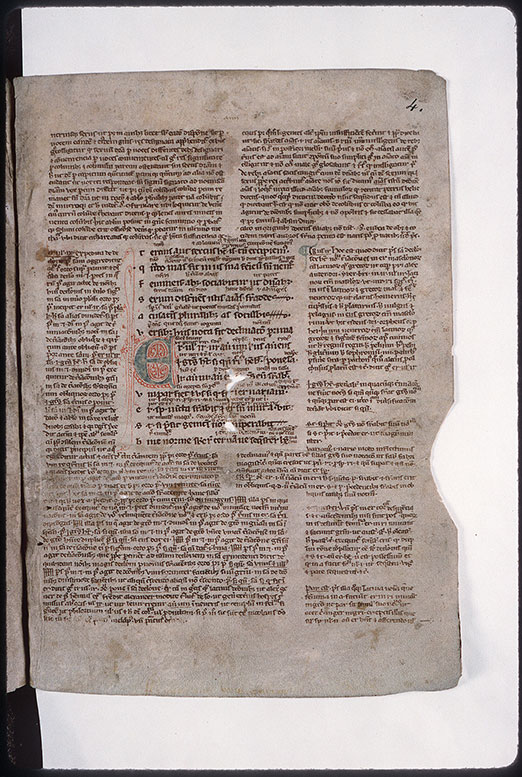 Doctrinale - Initiale filigranée