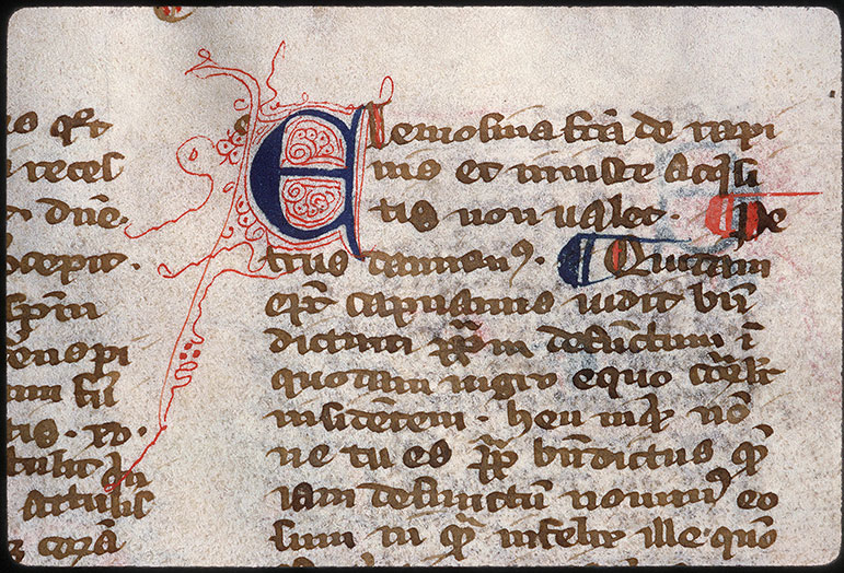 Alphabetum narrationum - Initiale filigranée