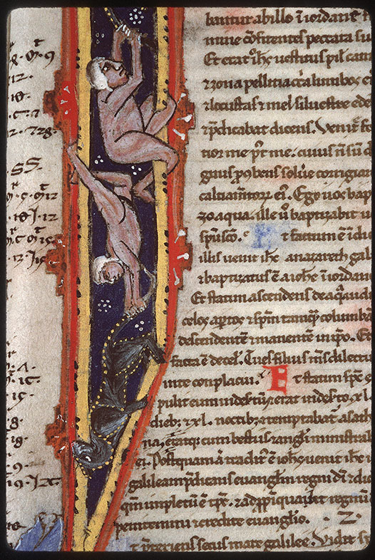 Bible (partie de) - Hommes nus et animaux