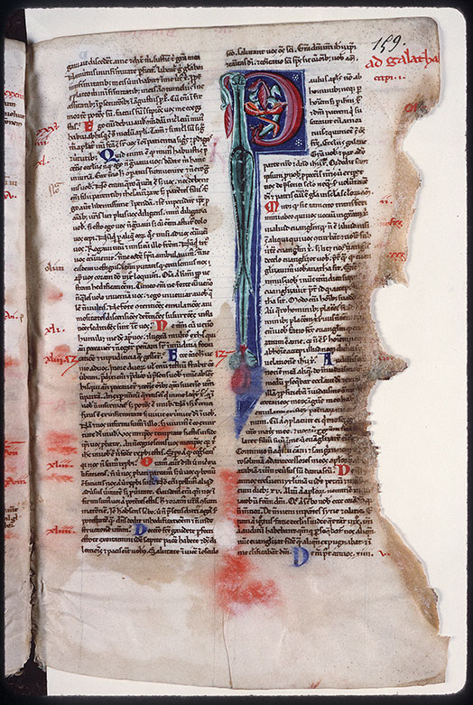 Bible (partie de) - Initiale ornée