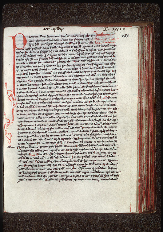 Bible (partie de) - Initiale filigranée