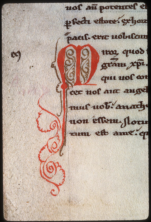 Bible (partie de) - Initiale filigranée
